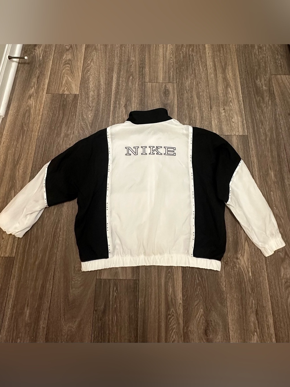 Nike Black & White Windbreaker Jacket